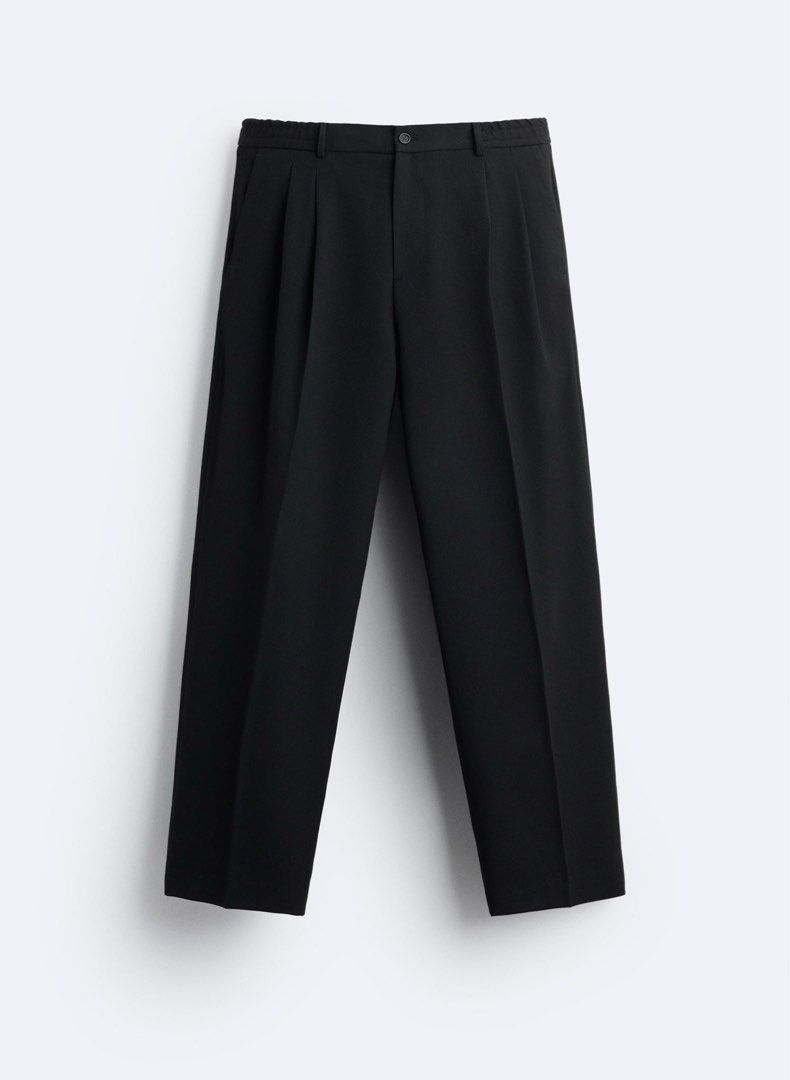 ZARA WIDE PANTS (Category: Trousers) located in Bacolod City. Submitted by luxepapi (Listing ID 1335940840, Image 1). Description: BNWT Bought from zara Size 30 waist Price nego.