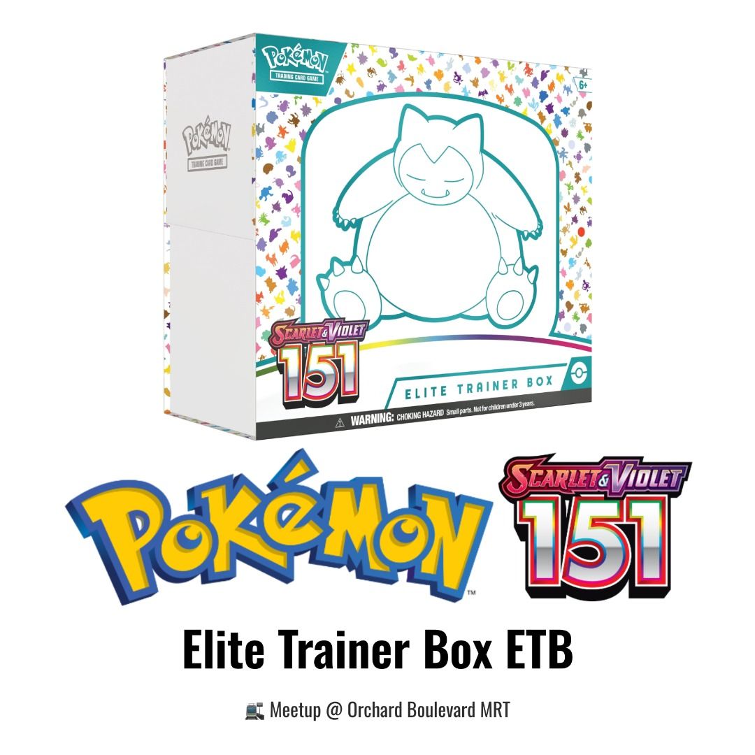 PO] Sealed English 151 Elite Trainer Box ETB, Hobbies & Toys, Toys & Games  on Carousell