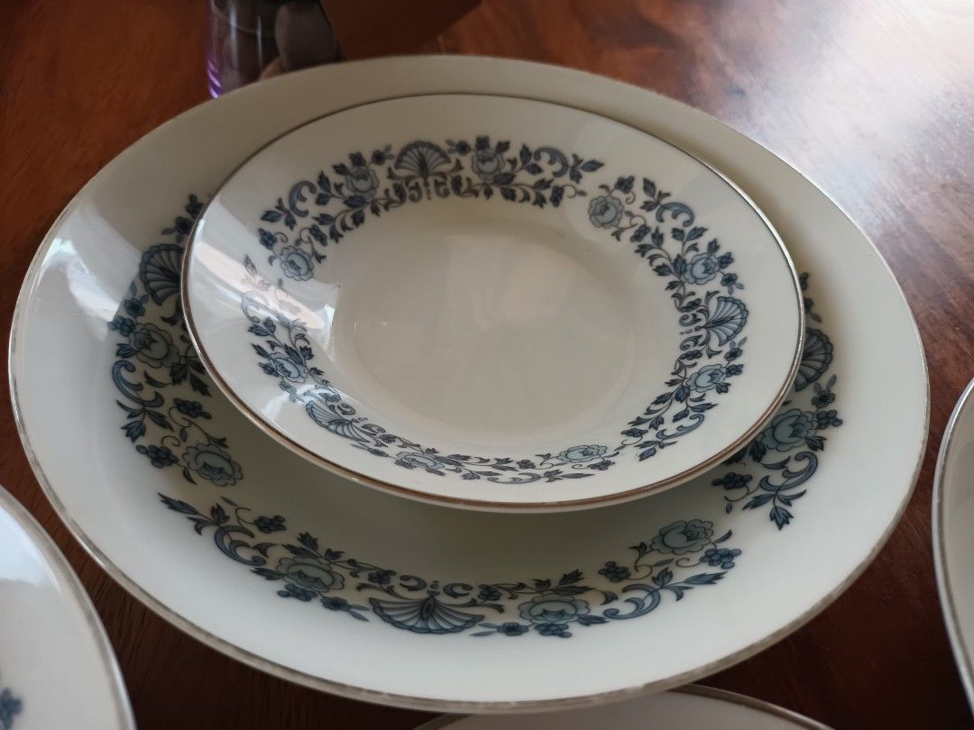 7pcs Noritake Japan Royal Blue (Category: Dinnerware & Cutlery) located in Polangui. Submitted by cornerbags_shoes (Listing ID 1336084941, Image 3). Description: 7pcs Noritake Japan Royal Blue 3pcs Soup Plates 4pcs deep dessert plates take all for ₱690.