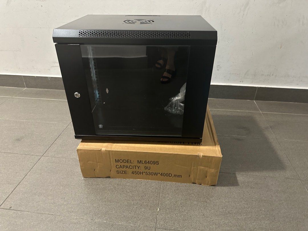 9U network cabinet speedsmount assembled server rack, Furniture & Home ...