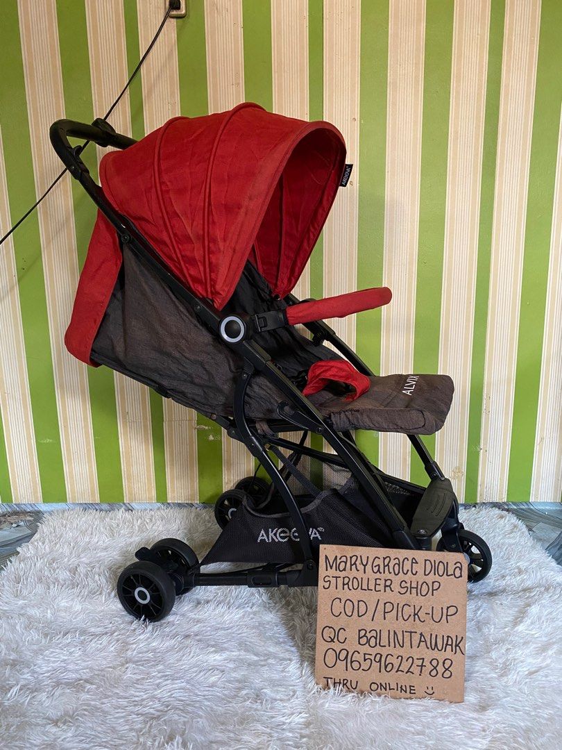 akeeva alvix pockit stroller cabin approved (Category: Strollers) located in Manila. Submitted by gracediola_18 (Listing ID 1336106767, Image 1). Description: signs of usage need wash with minimal stitch cod or pick up qc balintawak .