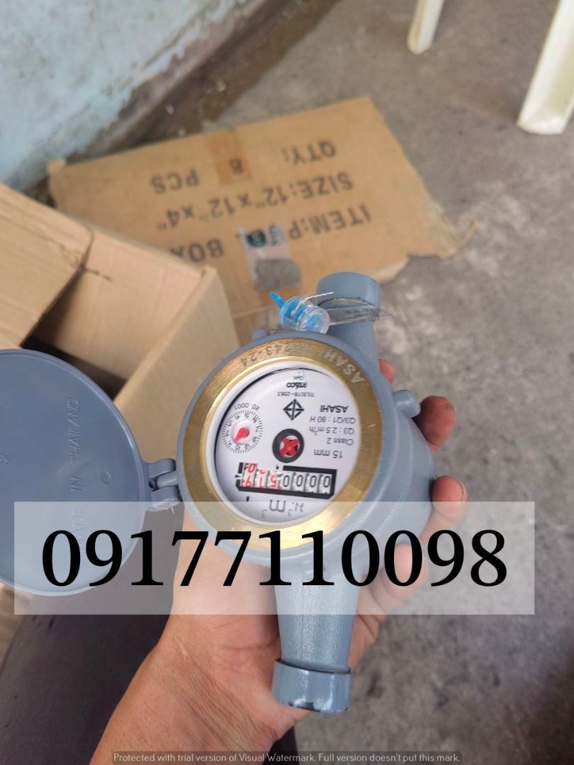 Asahi water meter (Category: Construction Tools & Equipment) located in Manila. Submitted by joeyroque09 (Listing ID 1336022801, Image 3). Description: .