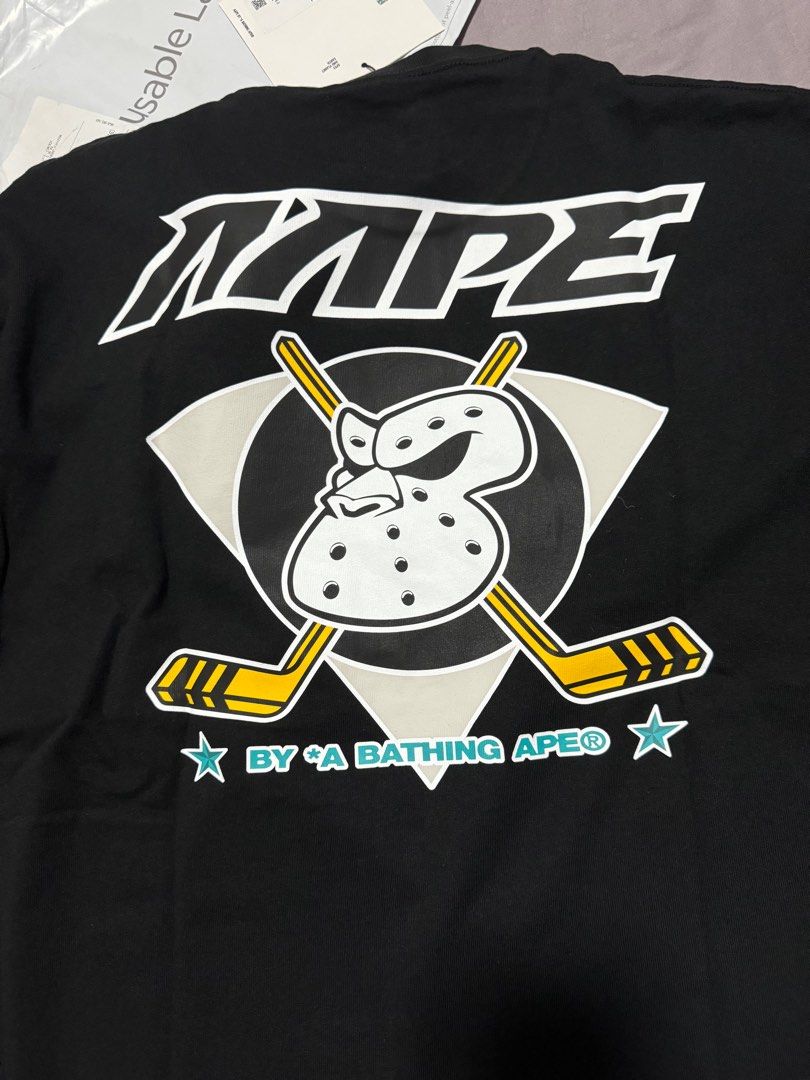 Bathing ape authentic (Category: Tshirts & Polo Shirts) located in Singapore. Submitted by ivanlee1978 (Listing ID 1336075432, Image 2). Description: Brand new ordered from online overseas Wrong size too big for me 100% Authentic .