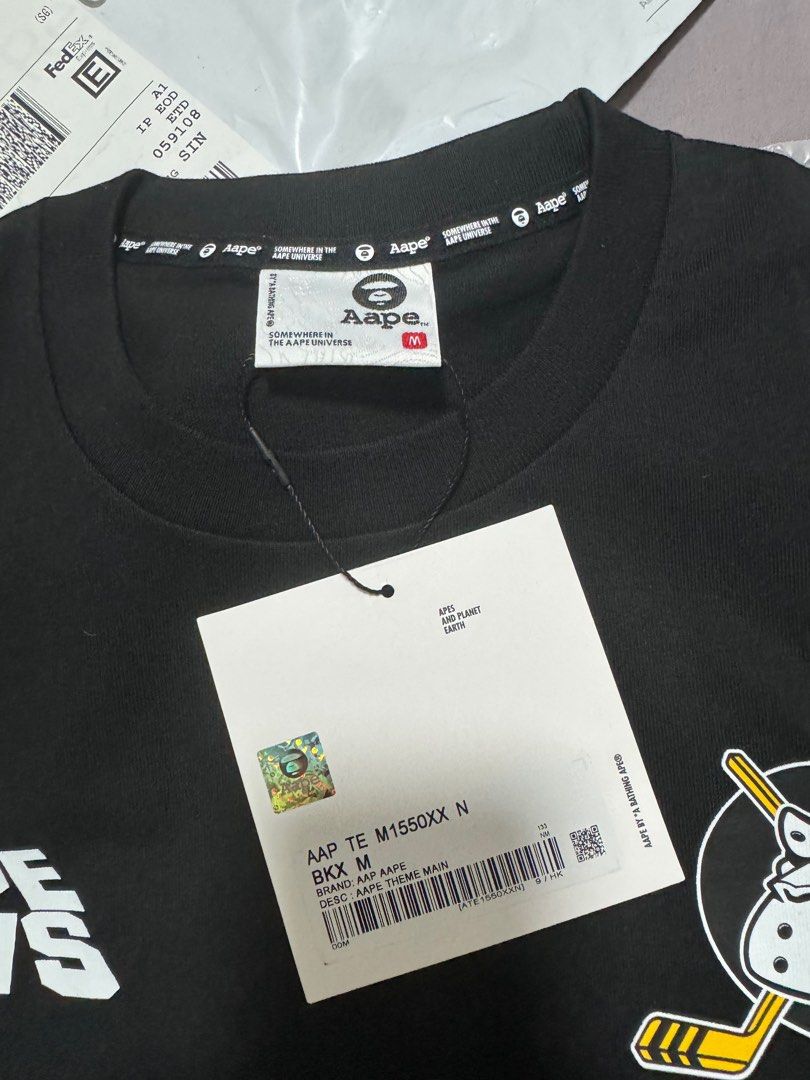 Bathing ape authentic (Category: Tshirts & Polo Shirts) located in Singapore. Submitted by ivanlee1978 (Listing ID 1336075432, Image 3). Description: Brand new ordered from online overseas Wrong size too big for me 100% Authentic .