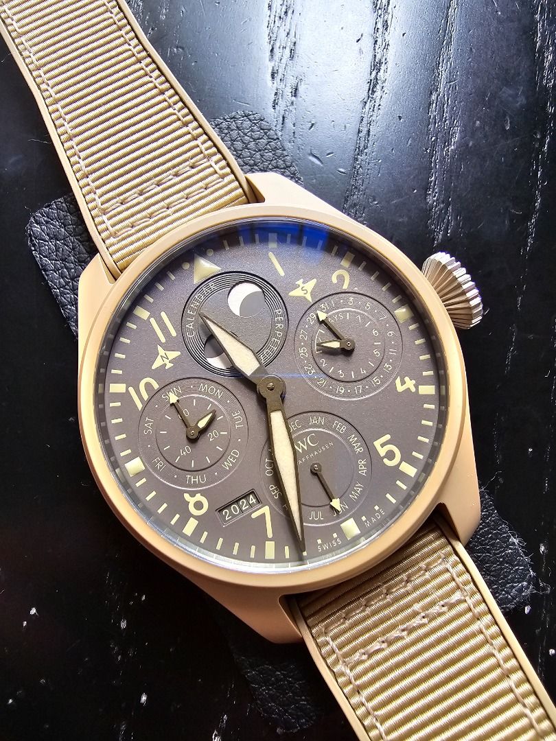 Big Pilot Watch Perpetual Calendar TOP GUN Edition Mojave Desert 名牌