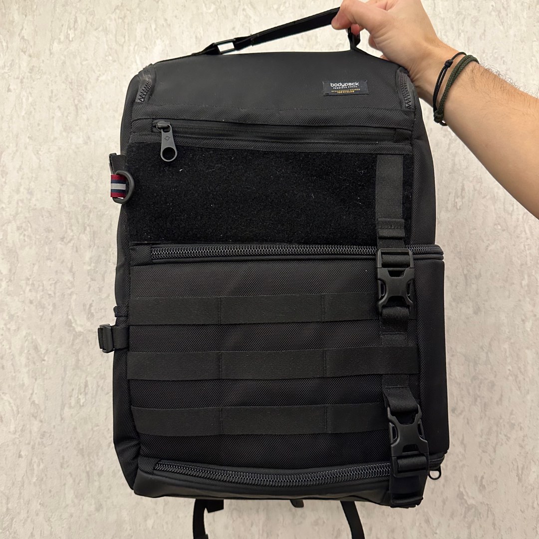 BODYPACK Prodiger Brakeless 1.0 Camera Backpack Black Tas Ransel Kamera Pria