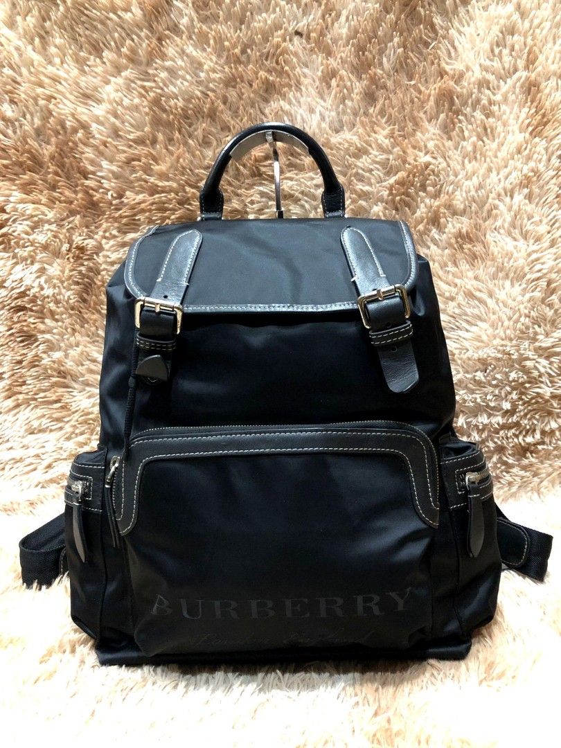 BURBERRY AVIATOR RUCKSACK BLACK BACKPACK, Luxury, Bags & Wallets 