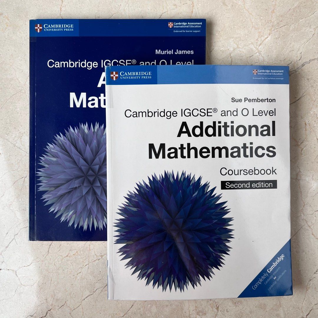 Cambridge IGCSE and O Level Additional Mathematics Coursebook and ...