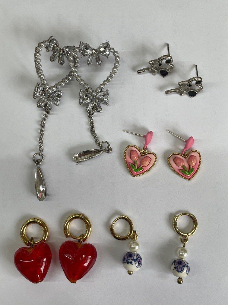 coquette y2k soft girl earrings