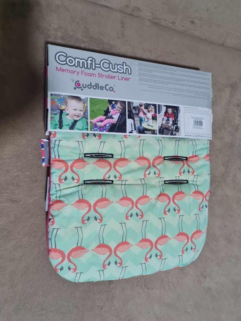 Cuddle Co. Comfi-Cush (Category: Strollers) located in Cavite. Submitted by gpscloset (Listing ID 1336074936, Image 2). Description: Selling brand new memory foam stroller liner Original price is Php 1,899.00 Issue: needs washing RFS: I'm having a baby boy 😅.