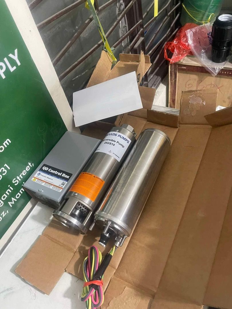DEEPWELL SUBMERSIBLE PUMP (Category: Construction Tools & Equipment) located in Caloocan City. Submitted by joven_hayai (Listing ID 1336020199, Image 1). Description: item: Deepwell submersible pump wt motor Specs: 1hp 1phase wt control box HAYAI INDUSTRIAL TOOLS SUPPLY 📍Pin loc: Hayai Industrial Tools Supply 2384 Isagani Street, Sta. Cruz, Manila At Hayai Industrial Tools Supply, we're more than just fast. For assistance with your industrial, h