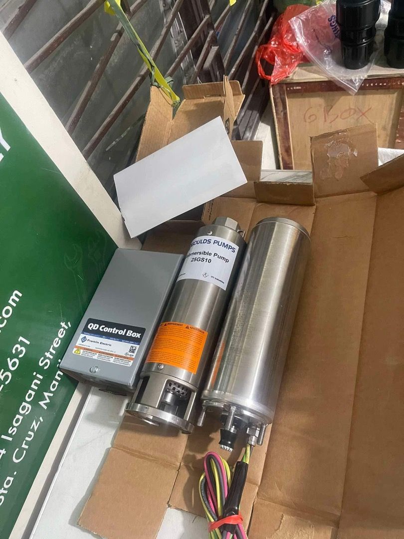 DEEPWELL SUBMERSIBLE PUMP (Category: Construction Tools & Equipment) located in Caloocan City. Submitted by joven_hayai (Listing ID 1336020199, Image 2). Description: item: Deepwell submersible pump wt motor Specs: 1hp 1phase wt control box HAYAI INDUSTRIAL TOOLS SUPPLY 📍Pin loc: Hayai Industrial Tools Supply 2384 Isagani Street, Sta. Cruz, Manila At Hayai Industrial Tools Supply, we're more than just fast. For assistance with your industrial, h