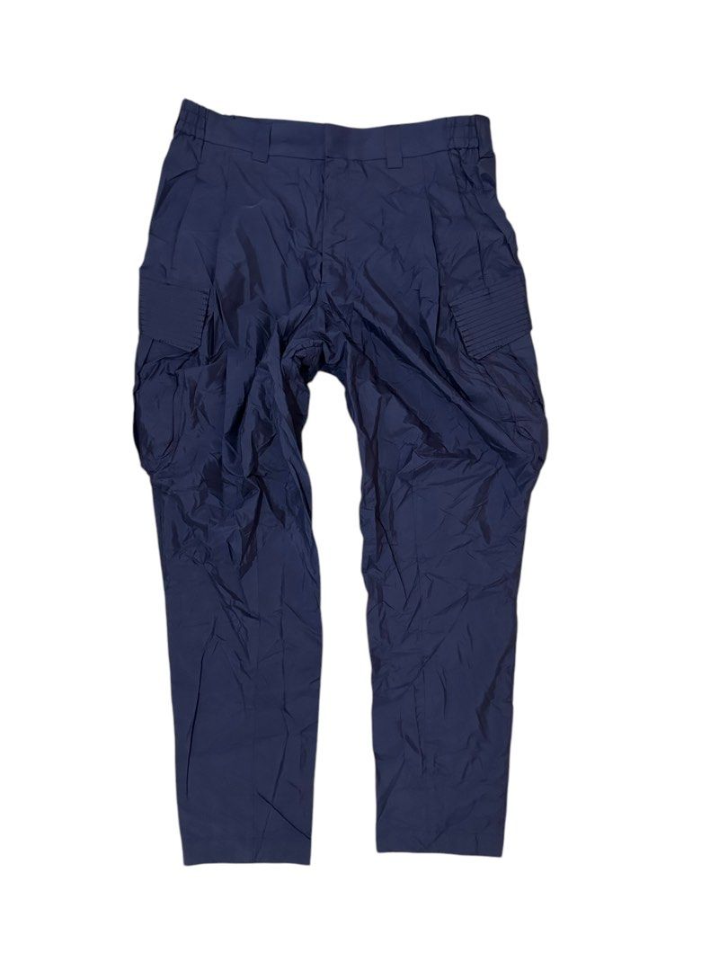 DEVOA | Silk Cargo Trousers (Category: Trousers) located in Lapu Lapu. Submitted by nervecloset (Listing ID 1336087297, Image 2). Description: DEVOA | Silk Cargo Trousers Made in Japan Features Olmetex Fabric Exterior Fabric : 100% Silk size 4 on tag Waist = 33 inches Inseam = 28 inches Leg Opening = 6.5 inches Front Rise = 12.5 inches Thigh = 13 inches Knee = 11 inches Excellent condition 9650 + sf.
