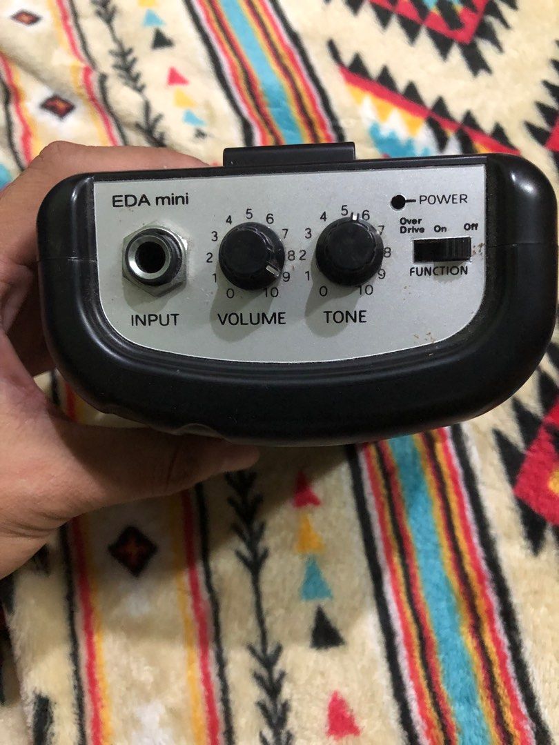 ED gear belt clip on mini guitar amplifier (Category: Musical Instruments) located in Quezon City. Submitted by markgolveo (Listing ID 1336004809, Image 3). Description: ED gear belt clip on mini guitar amplifier Tested working good sound output for its size 9v bar size battery operated Can be plugged on its side if you have an adapter for desktop table ise.