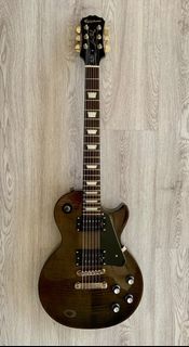 Epiphone 2014 Limited Edition Classic-T Les Paul in Midnight Ebony (Olive Green) with Original Epiphone Hardcase