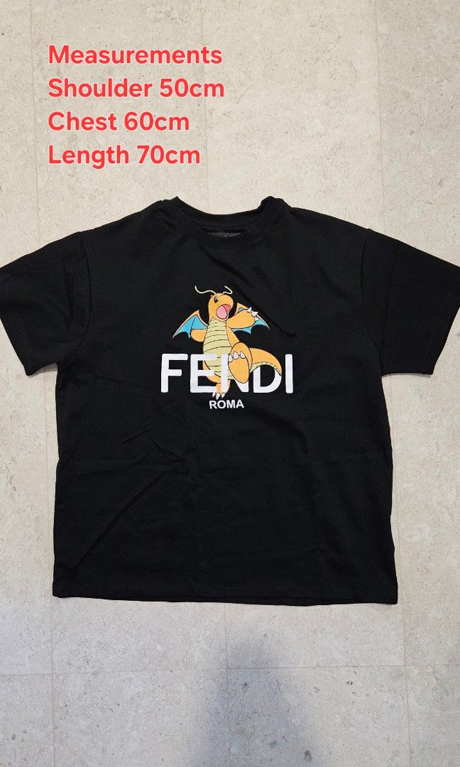 Fendi x Frgmt Pokémon T Shirt, Men's Fashion, Tops & Sets Fendi x Frgmt Pokémon T Shirt, Men's Fashion, Tops & Sets