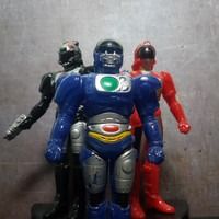 Figure Vinyl Tokusatsu Super Rescue Solbrain Soljeanne Knight Fire Set ...
