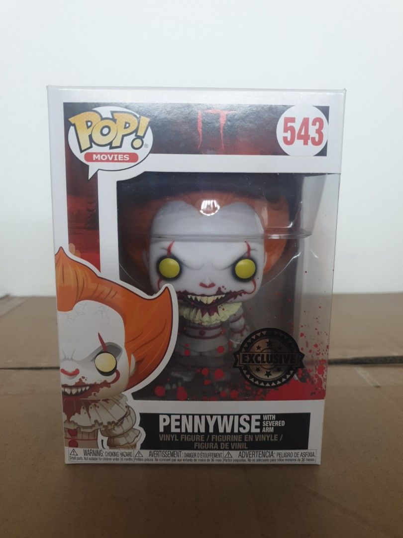 Funko Pop IT 543 Pennywise with Severed Arm, Hobbies Toys, Toys