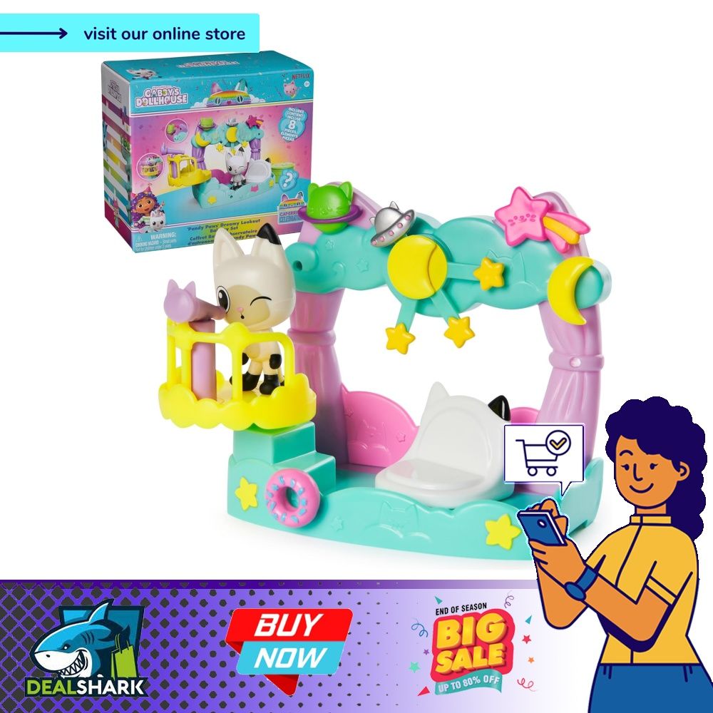 Gabby's Dollhouse Pandy Paws Dreamy Lookout Balcony Set – Toys"R"Us Australia