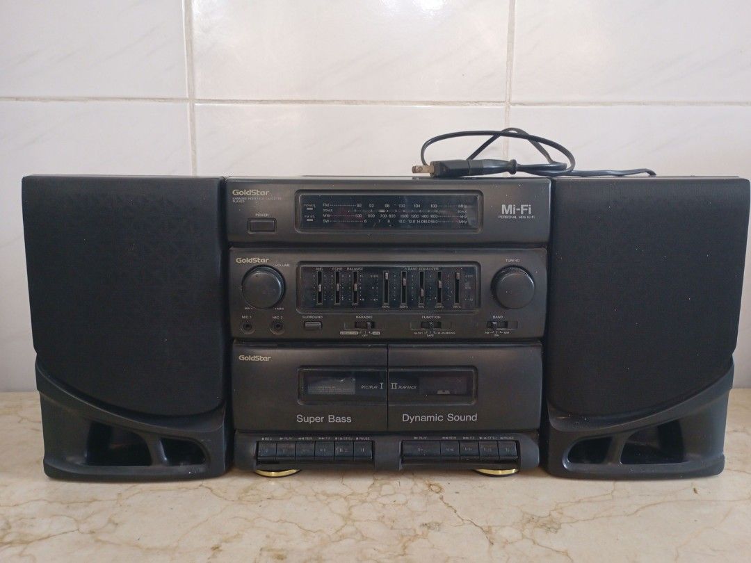 Goldstar component (Category: Portable Music Players) located in Las Pinas. Submitted by the_recycle_shop (Listing ID 1335997454, Image 1). Description: Good working condition.