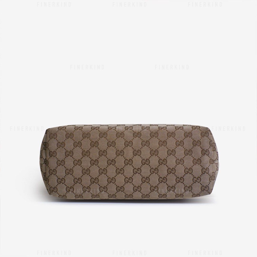 Gucci canvas satchel best sale
