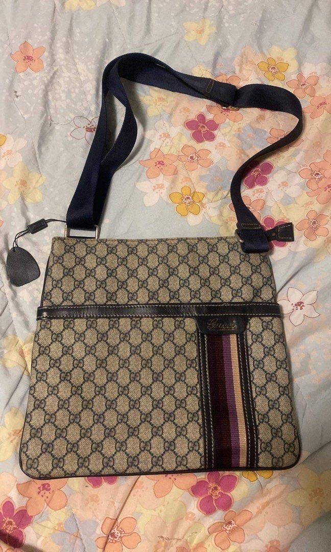 Gucci leather sling bag hotsell