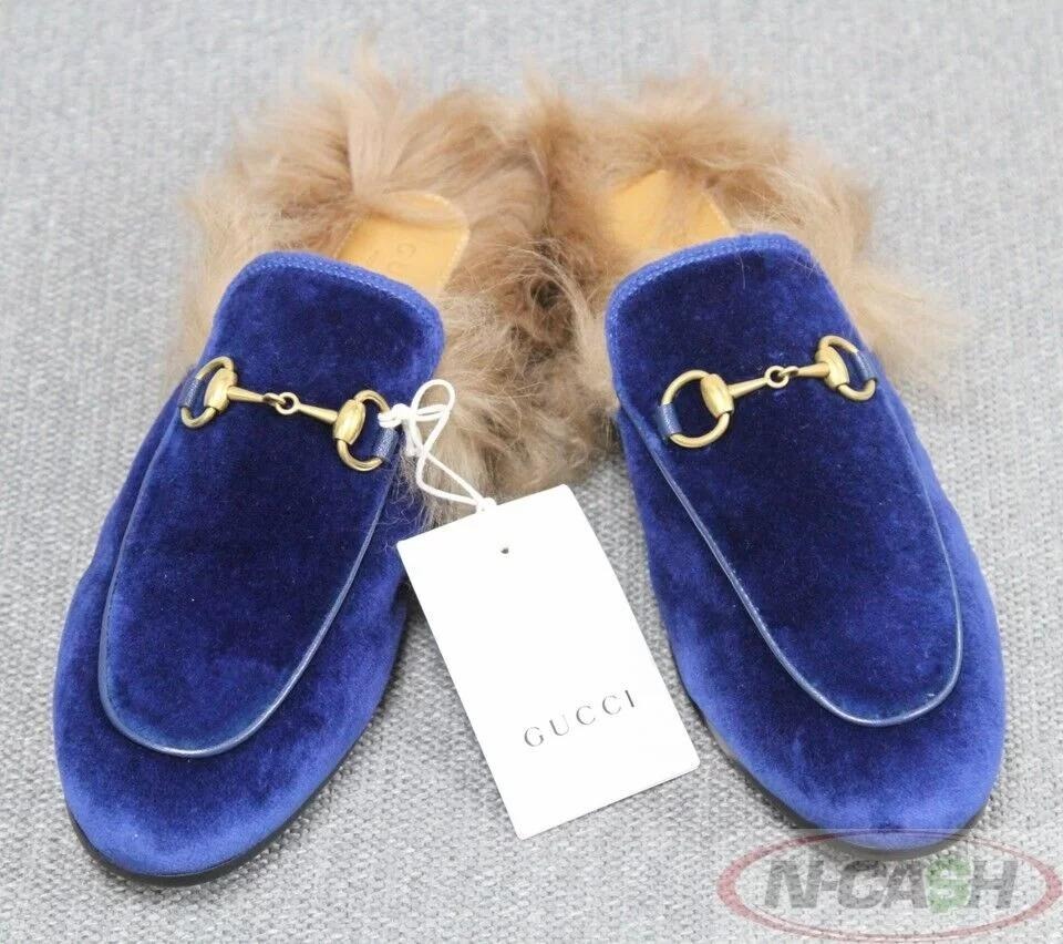 GUCCI Re edition Princetown Fur Horsebit Velvet Mules Women s Fashion Footwear Flats Sandals on Carousell