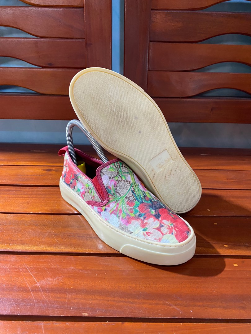 GUCCI SLIP ON BLOOM EUR34 WOMEN Luxury Sneakers Footwear on Carousell