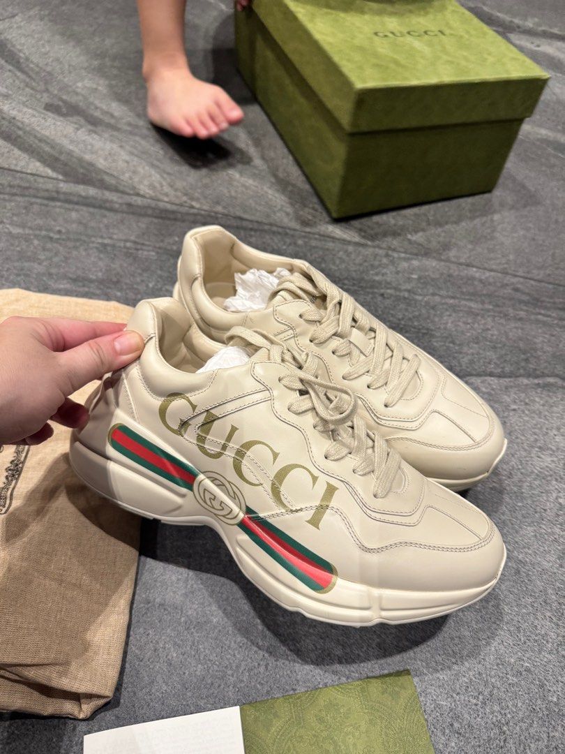 Gucci sneakers (Category: Sneakers) located in Las Pinas. Submitted by jadrie (Listing ID 1336066214, Image 2). Description: With box and receipt as seen in the picture.