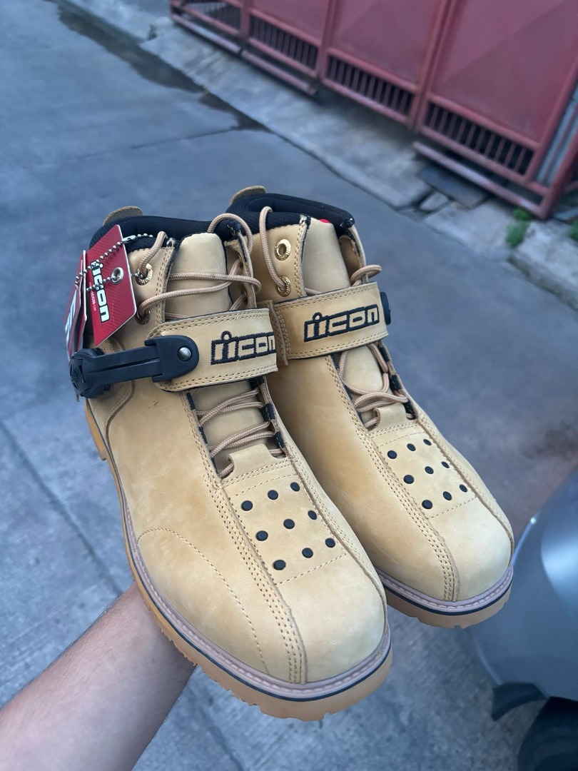 ICON SUPERDUTY 4 BOOTS NIOP BRAND NEW NO OG BOX Motorbikes Motorbike Parts Accessories Helmets and other Riding Gears on Carousell