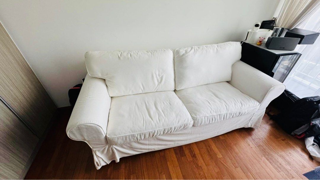 IKEA ektorp 2 seater sofa bed Furniture Home Living Furniture Sofas on Carousell