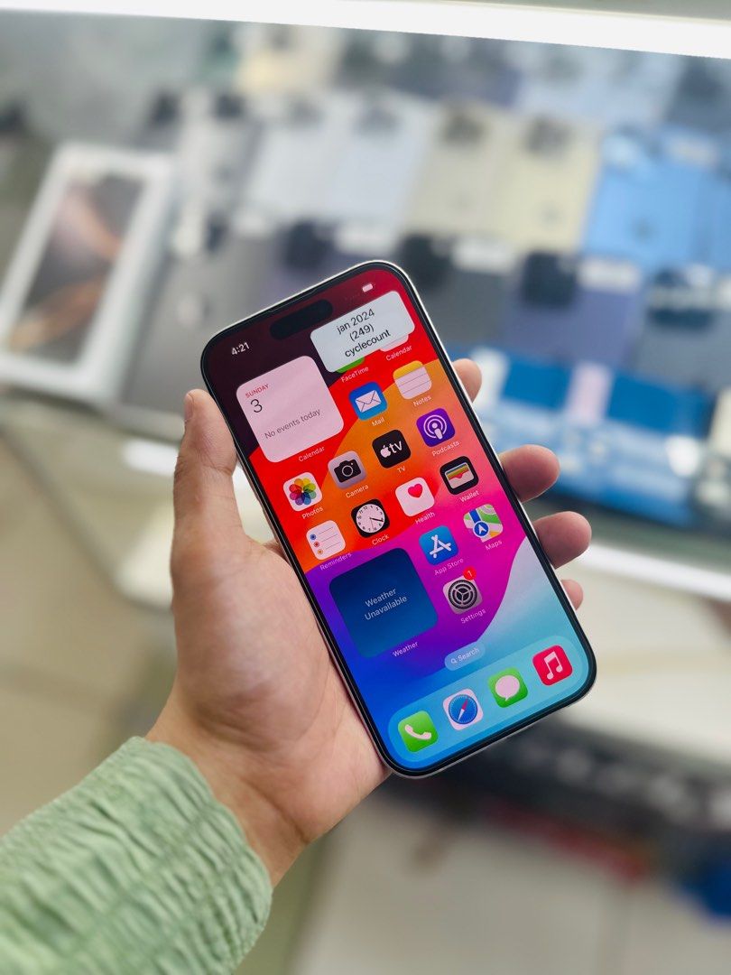 Iphone 15 128GB 97BH NO ISSUES OPENLINE ALL WORKING (Category: iPhone 15 Series) located in San Juan City. Submitted by saabangadgetshop (Listing ID 1336135127, Image 3). Description: Onhand | Pre-owned iPhone 15 128GB 97% Battery Health OPENLINE NO HIDDEN ISSUES NO HISTORY OF REPAIR 99%Smooth TEST TO SAWA RESET ALL YOU WANT NOT REFURBISHED AUTHENTIC PHONE ALL WORKING Mode of Payment : ⬇️ ▪️Cash ▪️Bank Transfer ▪️Gcash 📍Installment available her