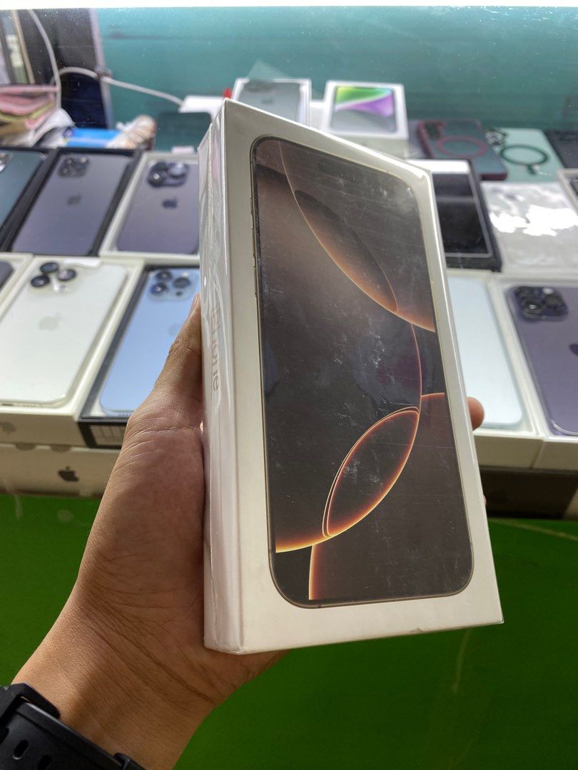 Iphone 16 pro max 512gb US variant E-Sim only (Category: iPhone 16 Series) located in San Juan City. Submitted by rodelmarllemit (Listing ID 1336041177, Image 2). Description: Brand new iPhone 16 pro max E-Sim only US variant Rom: 512gb Color: Desert Titanium 1 year warranty 7 days replacement Txt or Call •09266836637 Mode of Payment: •Cash •Bank Transfer •GCash & Paymaya Installment: •Credit Card •Ggives •Cash on Delivery •Shipping •Meet Up •Tra
