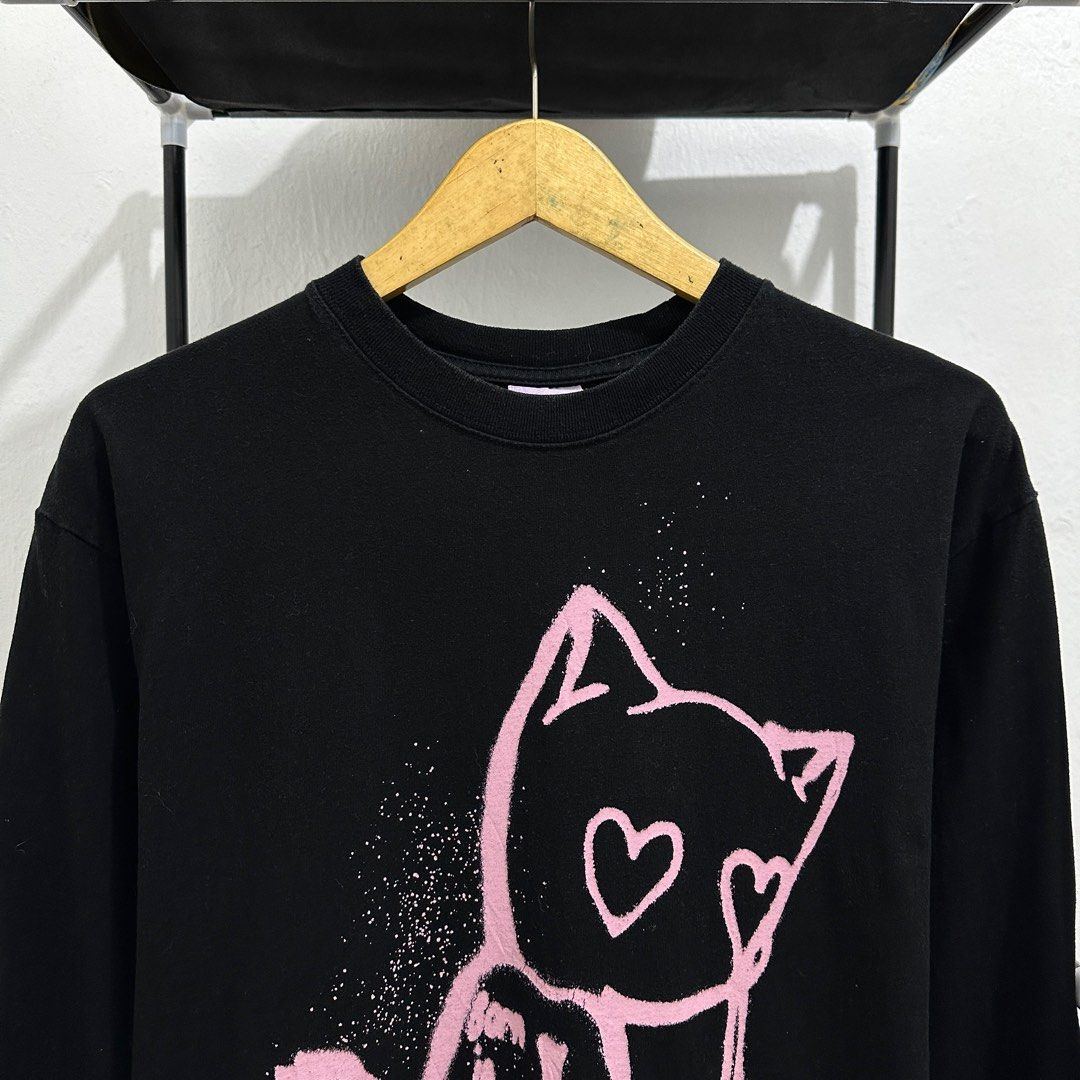 ★NCT 着用★関税込★ITZAVIBE★LOVE CRYING CAT long-sleeved★ NCT Sweater itzavibe LOVE CRYING CAT BORN IN 2001 Long