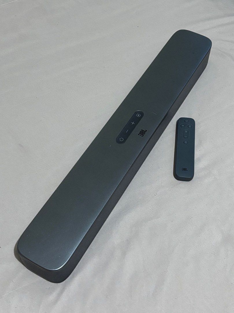 JBL SOUNDBAR 2.0 (Category: Soundbars, Speakers & Amplifiers) located in Pasay City. Submitted by thriftbarbie_ (Listing ID 1336027449, Image 1). Description: 🔈Selling for: ₽5000 🔈Original price: P6499 🔈Bought from Abenson last September 2023 🔈Halos hindi nagamit 🔸With box and original cables 🔸Shipping and delivery shouldered by buyer 🔸RSF: hindi ginagamit 📍Talon Dos, Las Piñas .