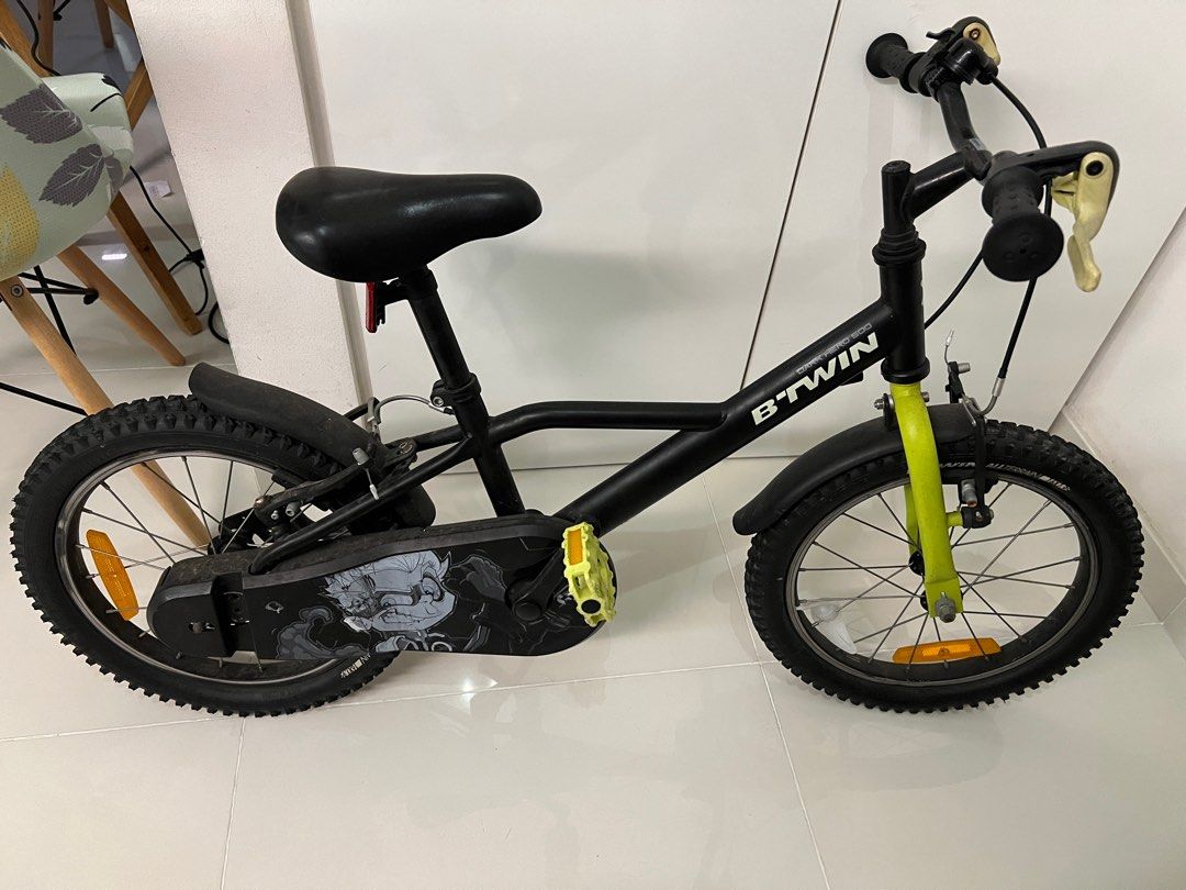 Kids bike decathlon b twin dark hero 500 Sports Equipment Bicycles Parts Bicycles on Carousell