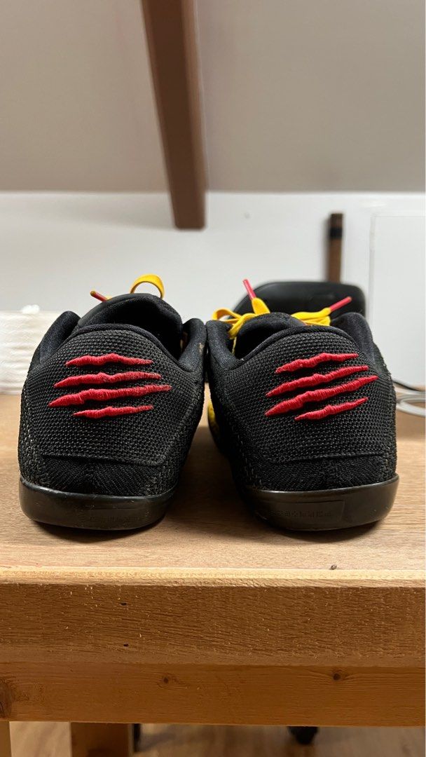 Kobe Bryant 11 x Bruce Lee (Category: Sneakers) located in Manila. Submitted by deathflips (Listing ID 1335970754, Image 2). Description: Kobe Bryant 11 x Bruce Lee basketball shoes Size 10.5 Old but still in good condition Slight sole separation on left shoe Tag peeling due to age Price is FIRM This goes for over $900 brand new on stockX, I won’t entertain any offers.