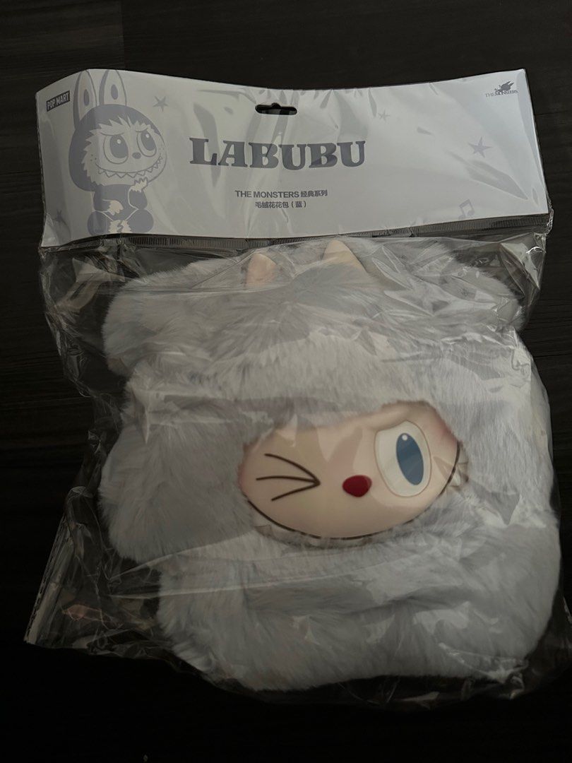 Labubu POP Mart THE MONSTERS Classic Series-Plush Flower Bag Blue (Category: Toys & Games) located in Singapore. Submitted by kissio (Listing ID 1335998383, Image 1). Description: Brand new Still sealed Suitable as gift or self use Comes with strips for shoulder carry.