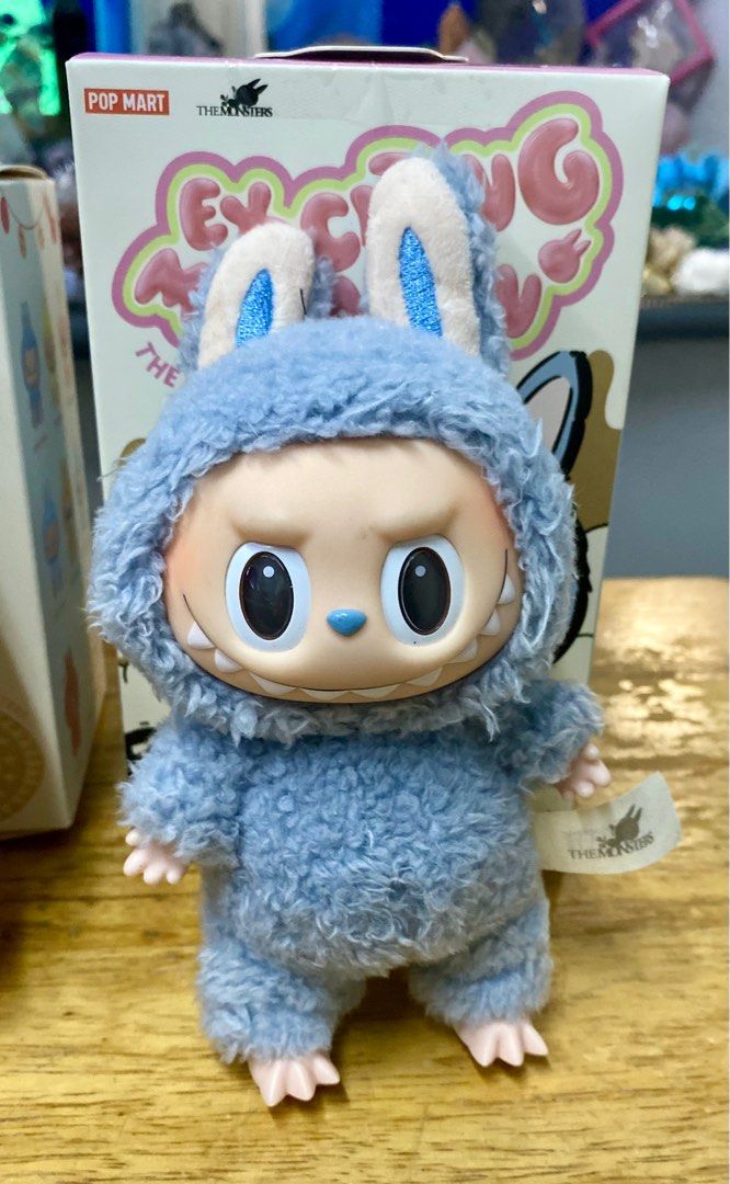 Labubu V1 Original (Category: Designer & Blind Box Toys) located in Manila. Submitted by blossoms_closet (Listing ID 1336057000, Image 2). Description: Labubu V1 (Original) Seasalt (Blue) with FREE wings Pick-up only via Lalamove or Grab.