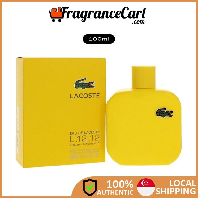 Lacoste Eau De Lacoste Jaune Optimistic EDT for Men (100ml