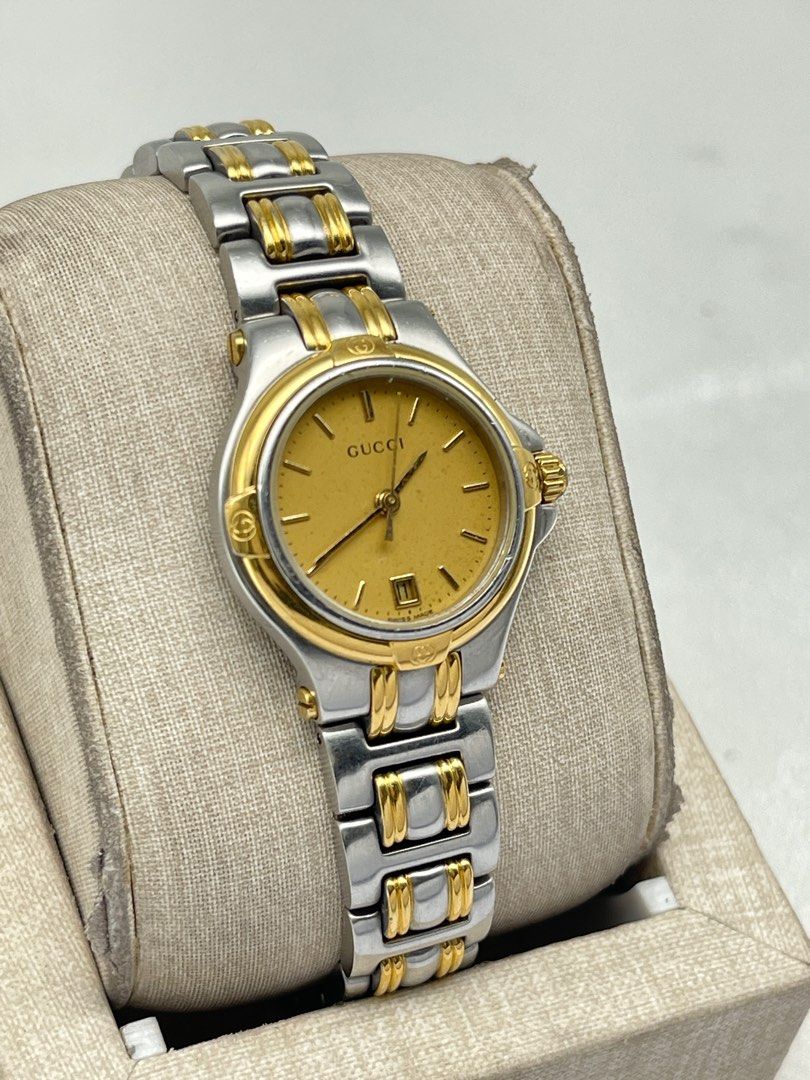 Gucci ladies gold watch sale