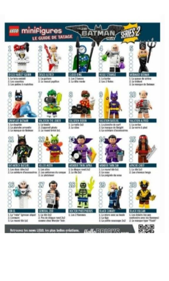 Lego Minifigures Batman Movie Series 2, 興趣及遊戲, 玩具& 遊戲類