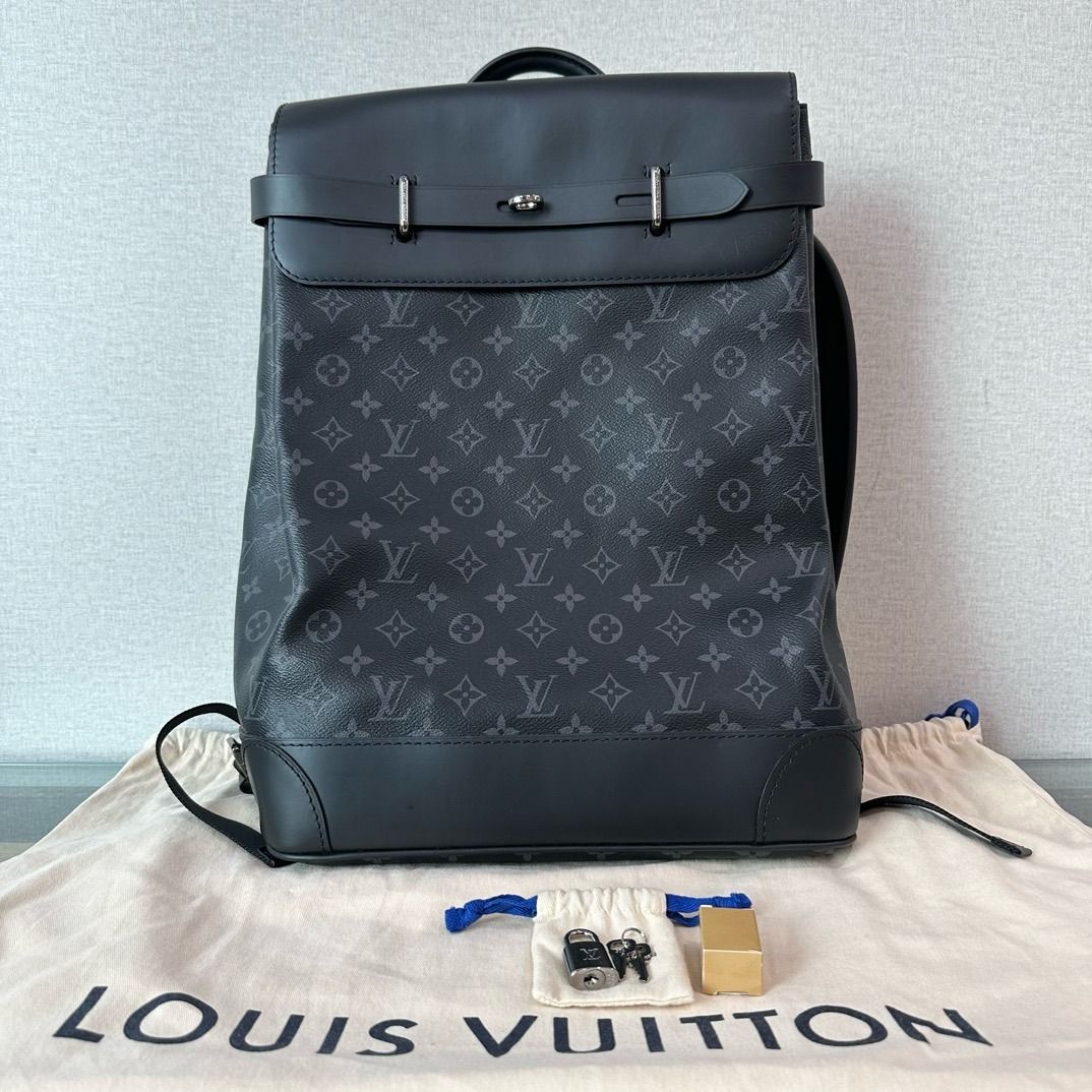 Louis Vuitton Steamer Backpack in Monogram Eclipse SHW