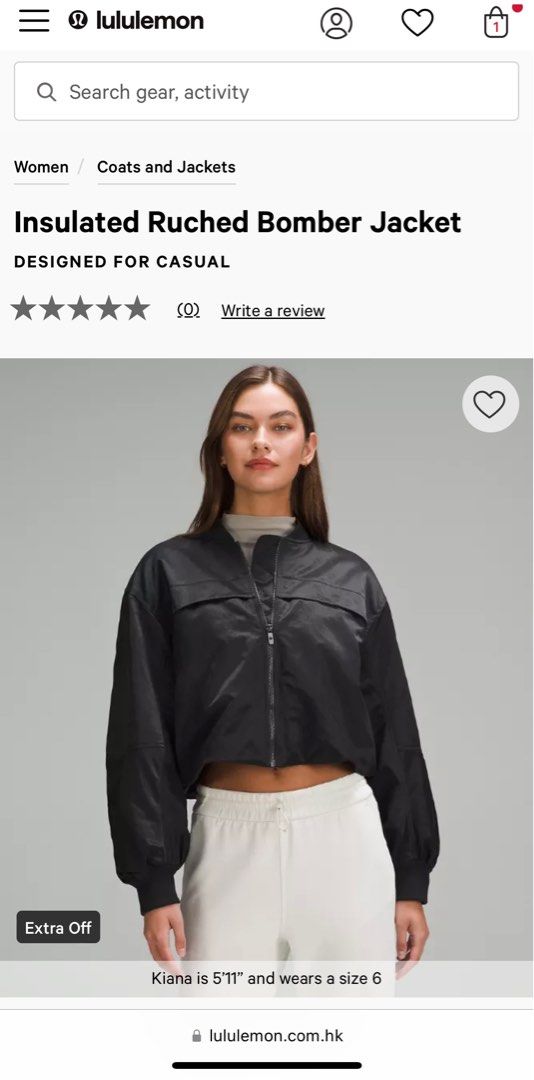 Lululemon ruched jacket online