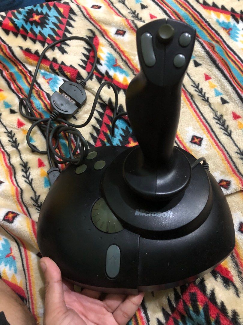 Microsoft precision pro controller (Category: Controllers) located in Quezon City. Submitted by markgolveo (Listing ID 1336005554, Image 2). Description: Microsoft precision pro controller Tested working all buttons and functionalities Tested over windows No ghost movements , good responsive buttons and switches Issue cosmetics signs of usage and wears due to its age and storage.