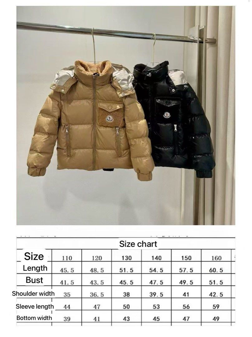 Last CNY order 11 1 Moncler kids 110 160cm boy girl ski black khaki down jacket Carousell