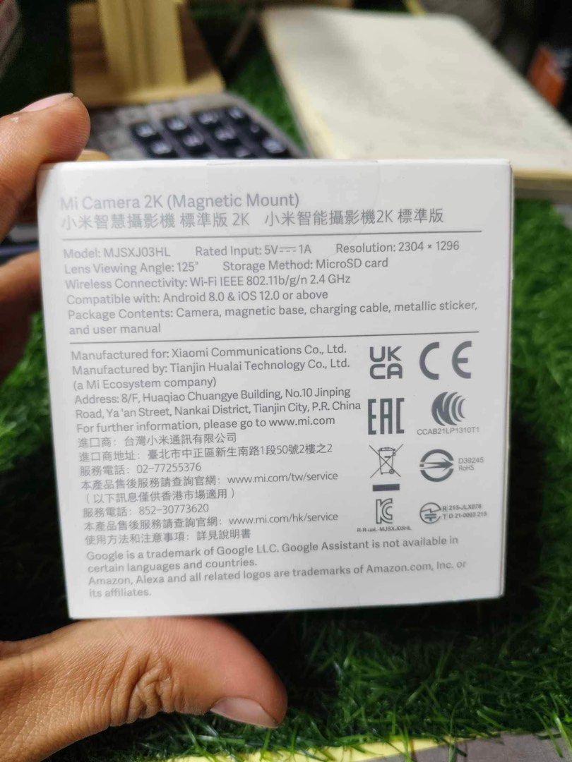 Original xiaomi 2k magnetic cctv (Category: Security Systems & CCTV Cameras) located in Quezon City. Submitted by roldanjred46732 (Listing ID 1335986351, Image 2). Description: 100% original xiaomi 2k magnetic cctv High quality Brand new sealed 700 only How to order For store pickup/meetups or cod deliver+sf Qc/manila/caloocan/valenzuela area Store pin location address Jrm phone accessories congressional Near Luzon ave Qc.