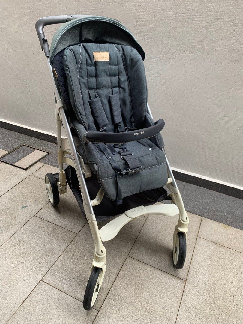 Preloved Inglesina Blue Jeans Trilogy Stroller
