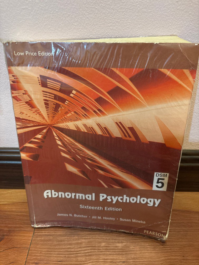 Psychology Textbook: Abnormal Psychology 16th edition, Hobbies & Toys ...