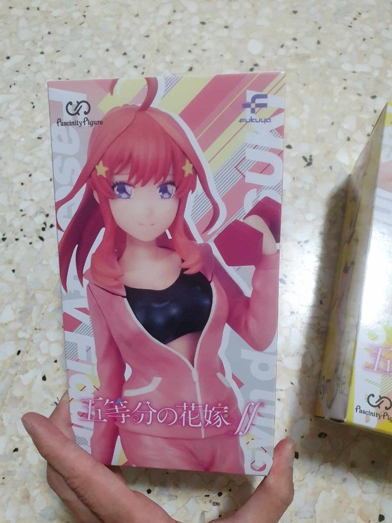 Quintessential Quintuplets Nakano Itsuki Gym Clothes Anime Figure Figurine Statue Kuji DXF Grandista Aniplex Artfx Kotobukiya POP Megahouse Figuarts Banpresto Furyu Taito Exq Bicute Model Kit (Category: Toy Figures) located in Singapore. Submitted by ToysInc (Listing ID 1336065756, Image 1). Description: .